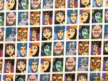 Load image into Gallery viewer, Villains Grid - Multi Fabric - 1/2 Meter - Cotton Fabric