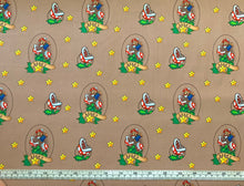 Load image into Gallery viewer, Nintendo Lucky Mario Fabric - 1/2 Meter - Cotton Fabric