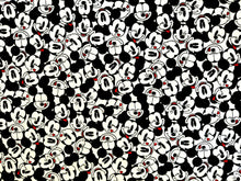 Load image into Gallery viewer, Mickey Mouse 85271001 White Fabric - 1/2 Meter - Cotton Fabric