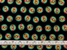Load image into Gallery viewer, Dr. Seuss - Express Yourself #21475 - Black Fabric - 1/2 Meter - Cotton Fabric