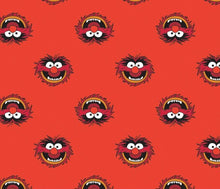 Load image into Gallery viewer, The Muppets Animal Red Fabric - 1/2 Meter - Cotton Fabric