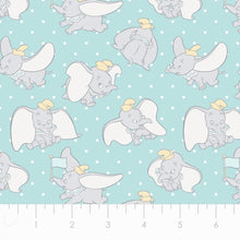Load image into Gallery viewer, Dumbo 85160305 - Light Aqua Fabric - 1/2 Meter - Cotton Fabric