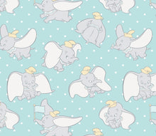 Load image into Gallery viewer, Dumbo 85160305 - Light Aqua Fabric - 1/2 Meter - Cotton Fabric