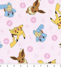 Load image into Gallery viewer, Pokemon 74441 96 Robert Kaufman - 1/2 Meter - Cotton Fabric