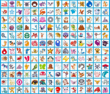 Load image into Gallery viewer, Pokemon White Robert Kaufman - 1/2 Meter - Cotton Fabric