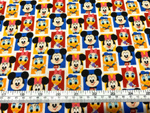 Load image into Gallery viewer, Disney - The Day of the Little World Collection - M&M and Friends - White Fabric - 1/2 Meter - Cotton Fabric