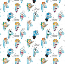 Load image into Gallery viewer, The Jetsons - Characters - White Fabric - 1/2 Meter - Cotton Fabric