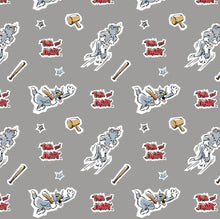 Load image into Gallery viewer, Tom and Jerry Foes Forever - Tom 24160205 02 Fabric - 1/2 Meter - Cotton Fabric
