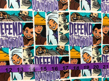 Load image into Gallery viewer, Disney Raya and the Last Dragon - Defend Kingdom - Multi Fabric - 1/2 Meter - Cotton Fabric