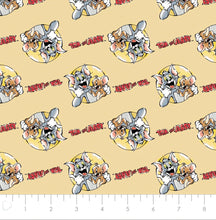 Load image into Gallery viewer, Tom and Jerry Foes Forever 24160207 03 Fabric - 1/2 Meter - Cotton Fabric