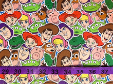 Load image into Gallery viewer, Toy Story Fabric - 1/2 Meter - Cotton Fabric