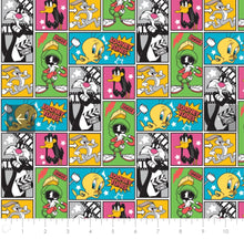 Load image into Gallery viewer, Looney Tunes III - Looney Tunes Frames - Multi Fabric - 1/2 Meter - Cotton Fabric