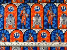 Load image into Gallery viewer, Star Wars Stain Glass - Multi Fabric - 1/2 Meter - Cotton Fabric
