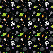 Load image into Gallery viewer, Character Halloween IV - Galactic Halloween Treats - Black Fabric - 1/2 Meter - Cotton Fabric
