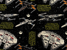 Load image into Gallery viewer, Star Wars Ship - 1 Yard Cut - Cotton Fabric
