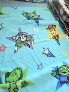 Toy Story Fleece Fabric - 1/2 Meter