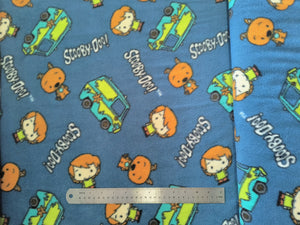 Scooby-Doo Fleece Fabric - 1/2 Meter