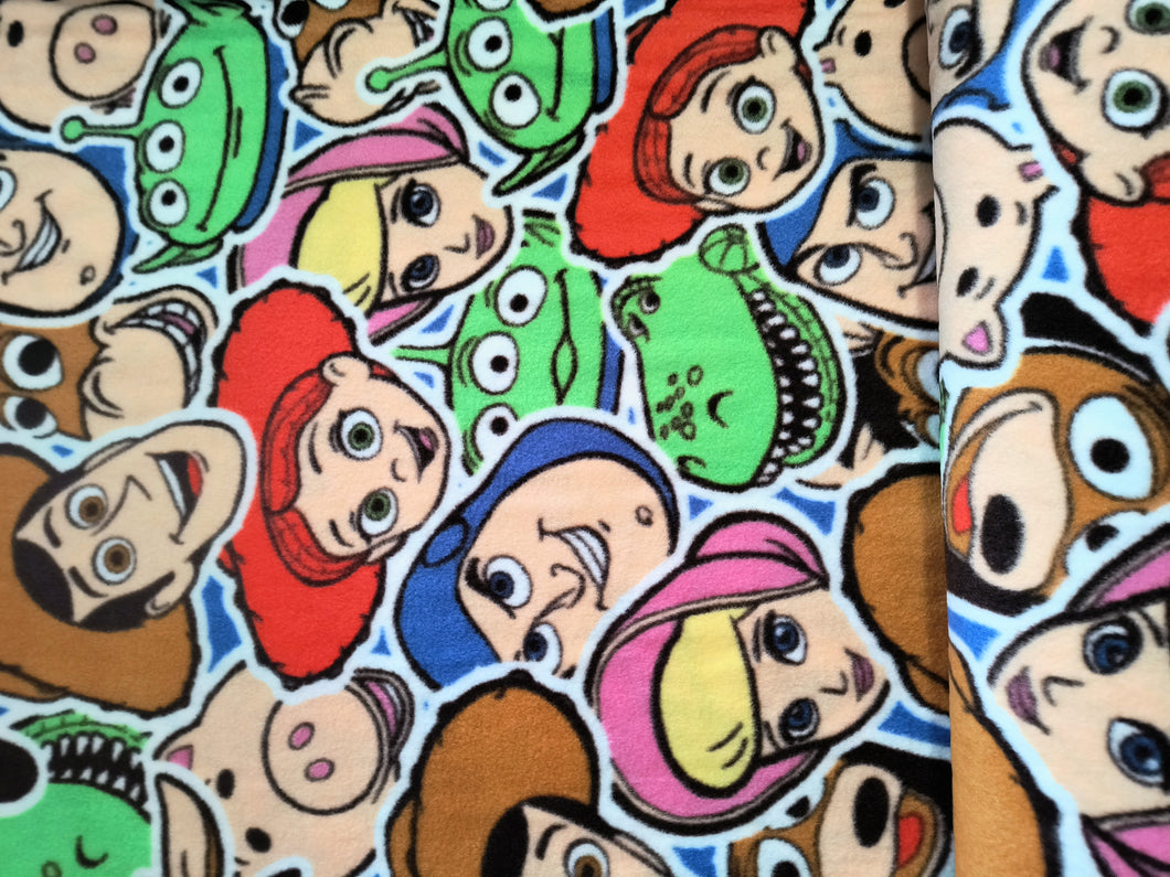 Toy Story Fleece Fabric - 1/2 Meter