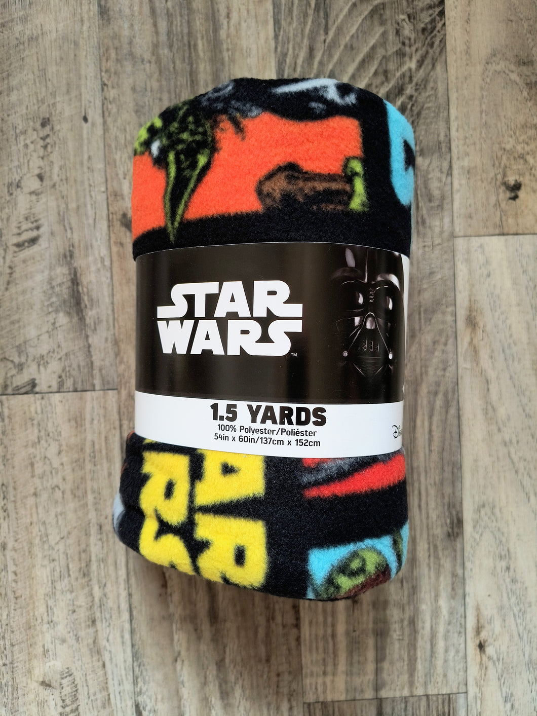 Star Wars Fleece Fabric - 1,5 Yards Cut