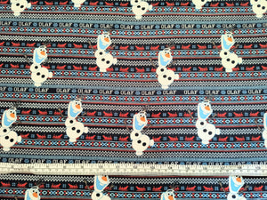 Olaf Wonder Alpine Flannel Fabric - 1/2 Meter