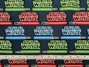 Star Wars 678361009736 - Navy Fabric - 1/2 Meter - Cotton Fabric