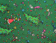 Load image into Gallery viewer, How the Grinch Stole Christmas 22569 Green Robert Kaufman - 1/2 Meter - Cotton Fabric
