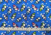 Load image into Gallery viewer, Dragon - Blue Fabric - 1/2 Meter - Cotton Fabric
