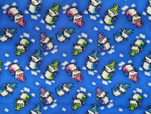 Load image into Gallery viewer, Dragon - Blue Fabric - 1/2 Meter - Cotton Fabric
