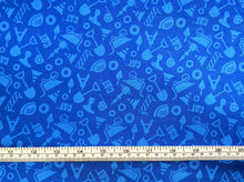 Load image into Gallery viewer, CatR Building Crew Blue - Fabric - 1/2 Meter - Cotton Fabric
