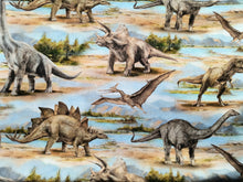 Load image into Gallery viewer, Dinosaurs Multi Fabric - 1/2 Meter - Cotton Fabric
