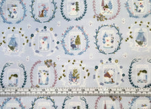 Load image into Gallery viewer, Winter Days Light Blue Flannel Fabric - 1/2 Meter
