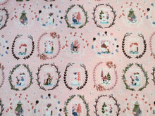 Load image into Gallery viewer, Winter Days Peach Flannel Fabric - 1/2 Meter
