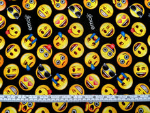 Load image into Gallery viewer, Emoji - 1 Yard Cut - Cotton Fabric
