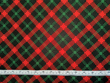 Charger l'image dans la galerie, Christmas Tartan - 1 Yard Cut - Cotton Fabric
