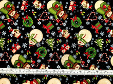 Load image into Gallery viewer, Merry Snowman - 1 Yard Cut - Cotton Fabric
