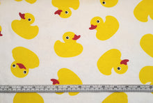Load image into Gallery viewer, Little Duck Flannel Fabric - 1/2 Meter
