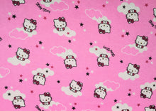 Load image into Gallery viewer, Hello Kitty Pink Flannel Fabric - 1/2 Meter
