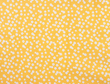 Charger l'image dans la galerie, Flower Yellow/White Fabric - 1/2 Meter - Cotton Fabric
