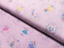 Load image into Gallery viewer, Fairies Friends Multi - Light Pink/Purple Fabric - 1/2 Meter - Cotton Fabric
