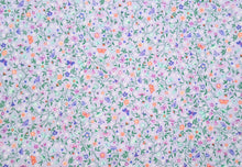 Load image into Gallery viewer, Fairies Friends Flowers - Light Purple Fabric - 1/2 Meter - Cotton Fabric
