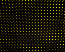 Charger l'image dans la galerie, Dots Yellow/Black Fabric - 1/2 Meter - Cotton Fabric
