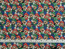 Load image into Gallery viewer, Nintendo Mario and Luigi Fabric - 1/2 Meter - Cotton Fabric
