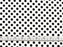 Load image into Gallery viewer, Mixology White/Black Dots Fabric - 1/2 Meter - Cotton Fabric
