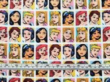 Load image into Gallery viewer, Princess Grid Face 73934- Multi Fabric - 1/2 Meter - Cotton Fabric
