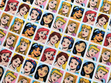 Load image into Gallery viewer, Princess Grid Face 73934- Multi Fabric - 1/2 Meter - Cotton Fabric
