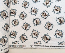 Load image into Gallery viewer, Bambi 73467 - White Fabric - 1/2 Meter - Cotton Fabric
