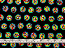 Load image into Gallery viewer, Dr. Seuss - Express Yourself #21475 - Black Fabric - 1/2 Meter - Cotton Fabric
