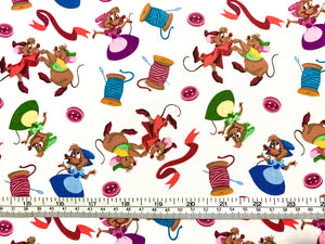 Mice and Finfings CP73909 Fabric - 1/2 Meter - Cotton Fabric