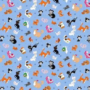 Cats Packed CP79099 Fabric - 1/2 Meter - Cotton Fabric