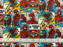 Load image into Gallery viewer, Spider-Man Flannel Fabric - 1/2 Meter
